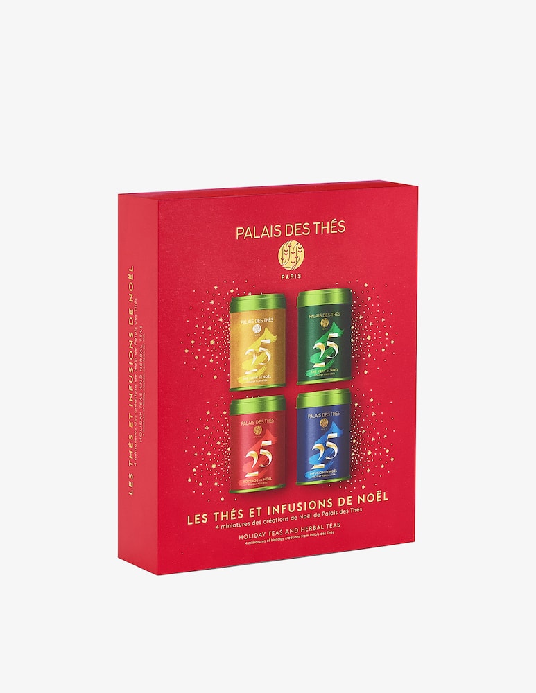 Palais des Thés Holiday Tea No. 25 Gift Set of 4 Miniatures 155g - picture 1 Palais des Thés Holiday Tea No. 25 Gift Set of 4 Miniatures 155g - picture 1