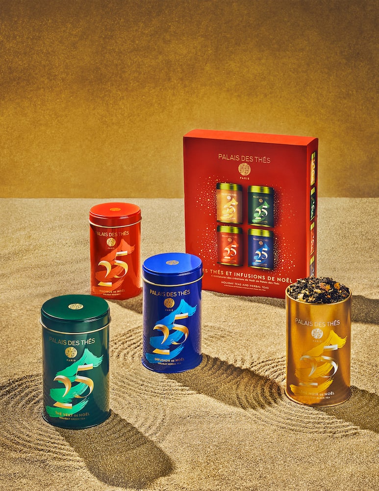 Palais des Thés Holiday Tea No. 25 Gift Set of 4 Miniatures 155g - picture 3 Palais des Thés Holiday Tea No. 25 Gift Set of 4 Miniatures 155g - picture 3