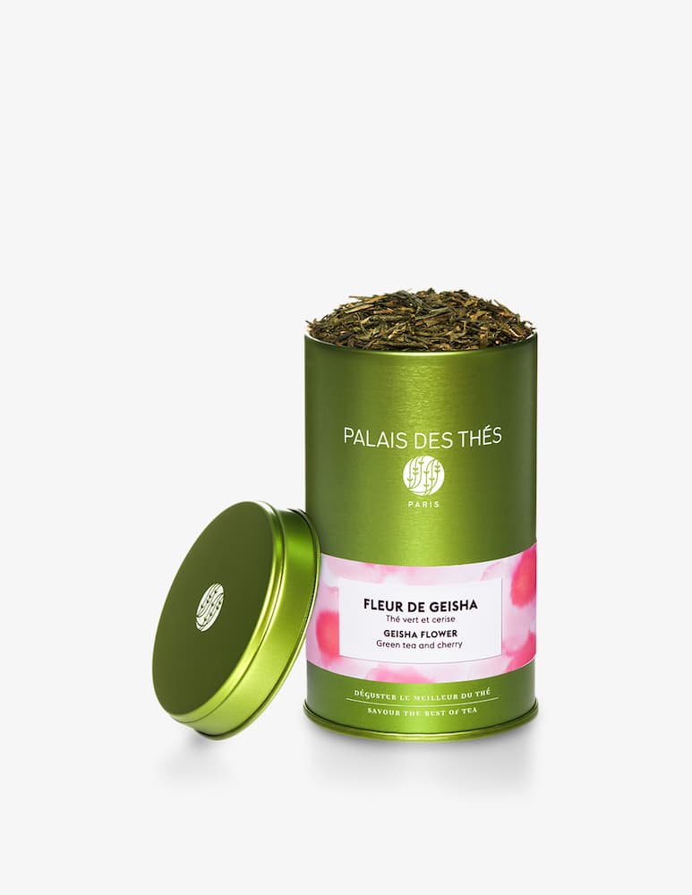 Palais des Thés Fleur De Geisha Flavoured Green Tea Can 100g - picture 1 Palais des Thés Fleur De Geisha Flavoured Green Tea Can 100g - picture 1