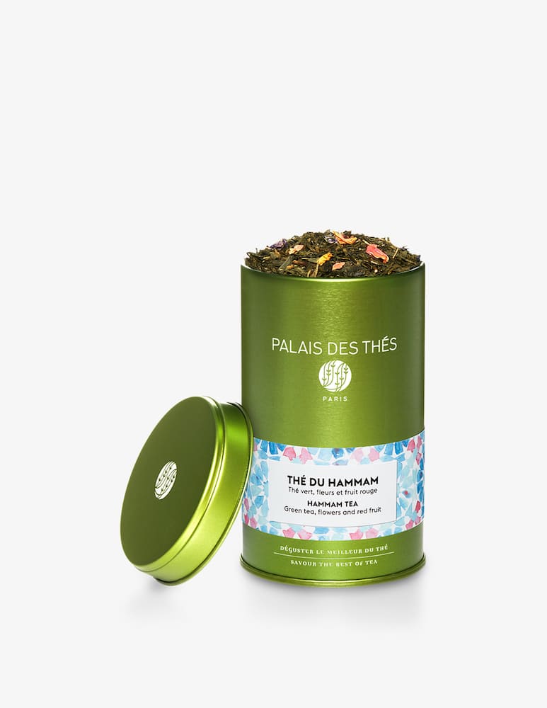 Palais des Thés The Du Hammam Flavoured Green Tea in a tin 100g - picture 1 Palais des Thés The Du Hammam Flavoured Green Tea in a tin 100g - picture 1