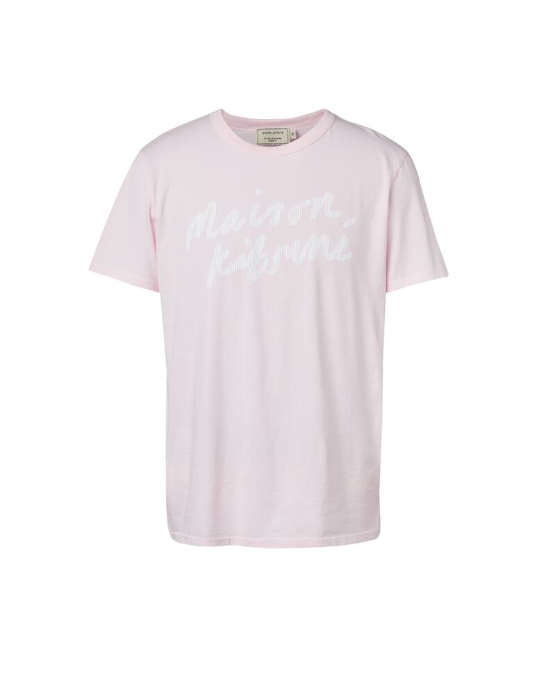 rinascente Maison Kitsune Hand write t-shirt