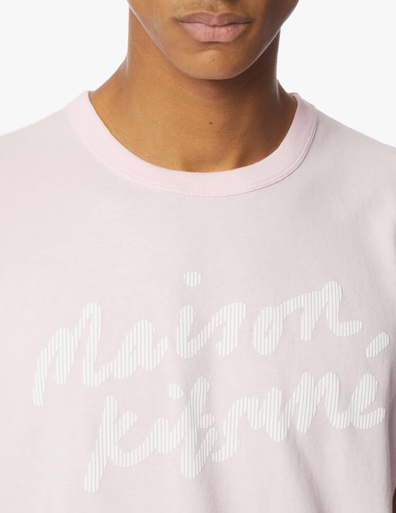 rinascente Maison Kitsune Hand write t-shirt