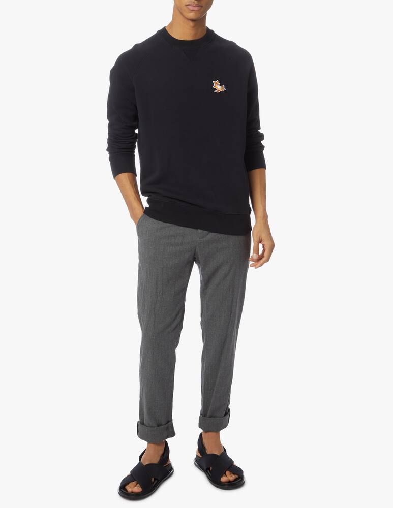 rinascente Maison Kitsune Chillax fox patch sweatshirt