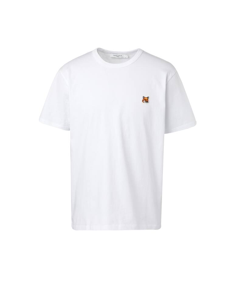 rinascente Maison Kitsune Fox head classic patch t-shirt - white