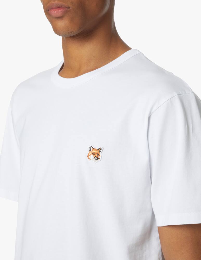 rinascente Maison Kitsune Fox head classic patch t-shirt - white