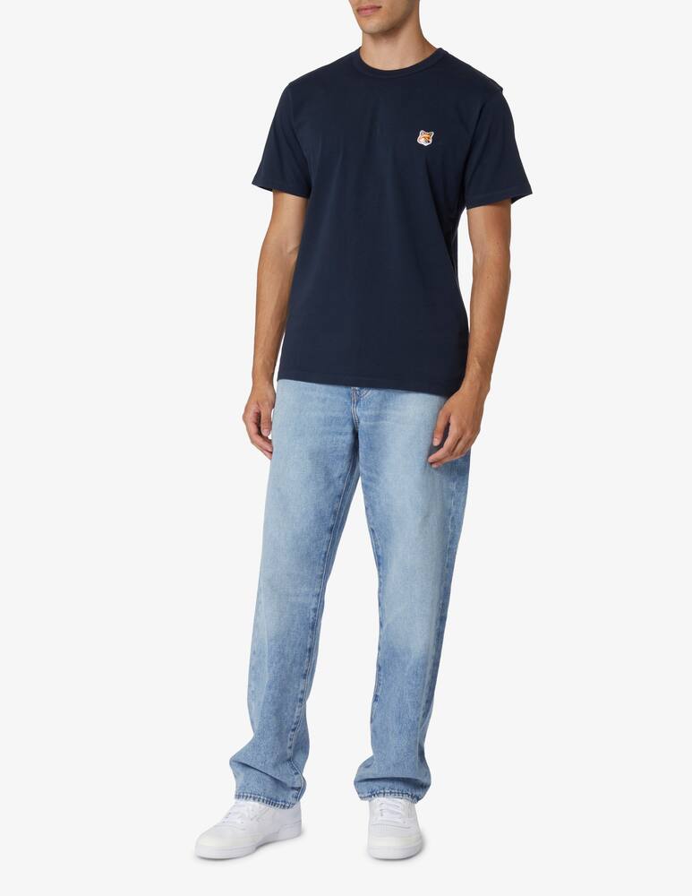 rinascente Maison Kitsune Classic fox patch t-shirt - Blue