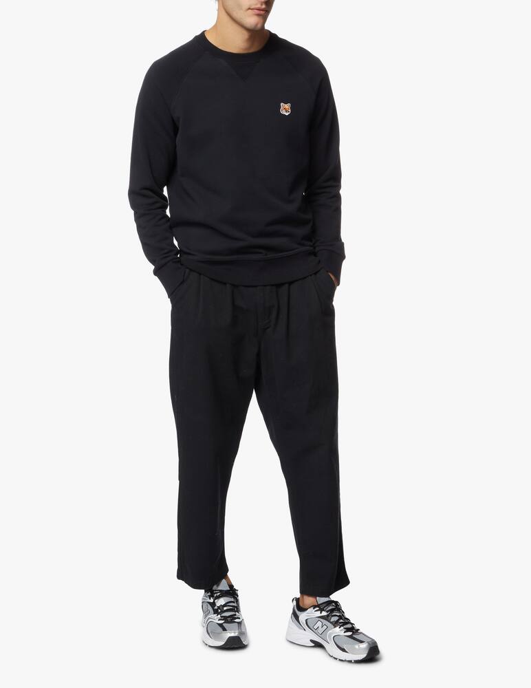 rinascente Maison Kitsune Fox head classic patch roundneck sweatshirt
