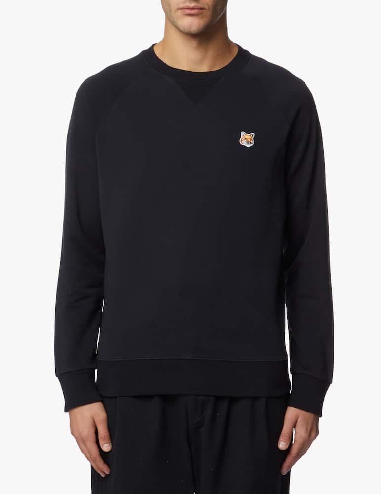 rinascente Maison Kitsune Fox head classic patch roundneck sweatshirt