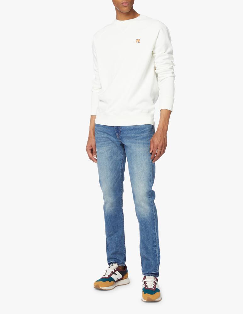 rinascente Maison Kitsune Felpa girocollo fox head - beige