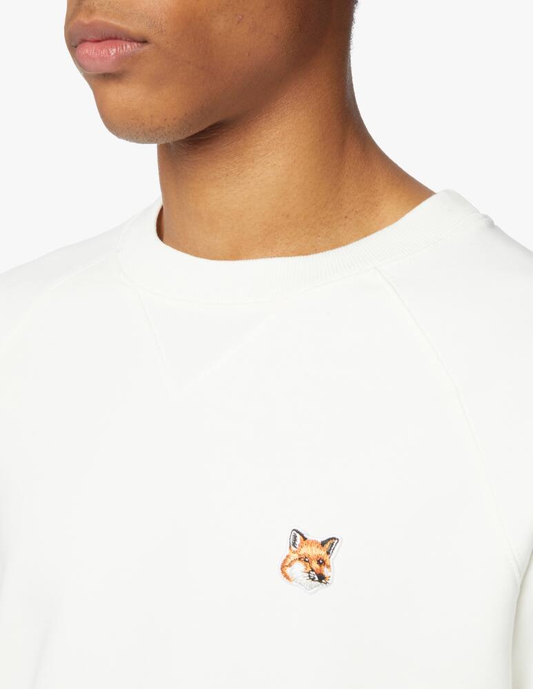 rinascente Maison Kitsune Felpa girocollo fox head - beige