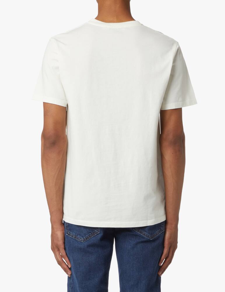 rinascente Maison Kitsune Double fox patch t-shirt - white