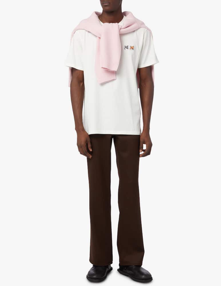 rinascente Maison Kitsune Double fox head t-shirt 