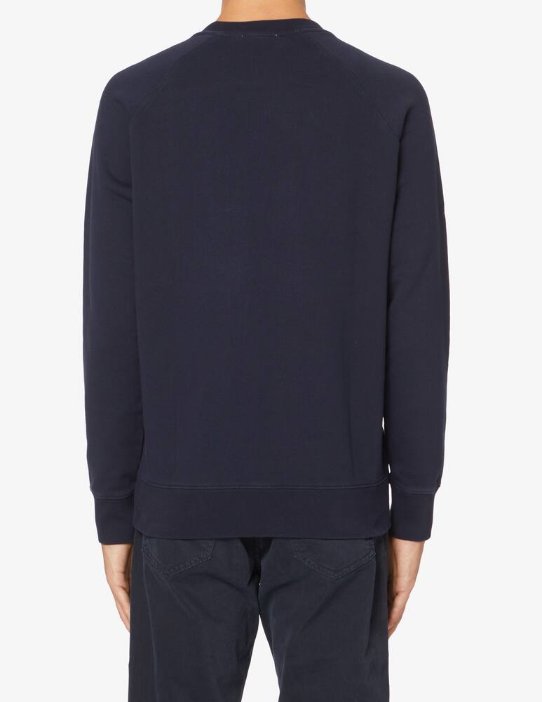 rinascente Maison Kitsune Chillax fox patch sweatshirt - Blue