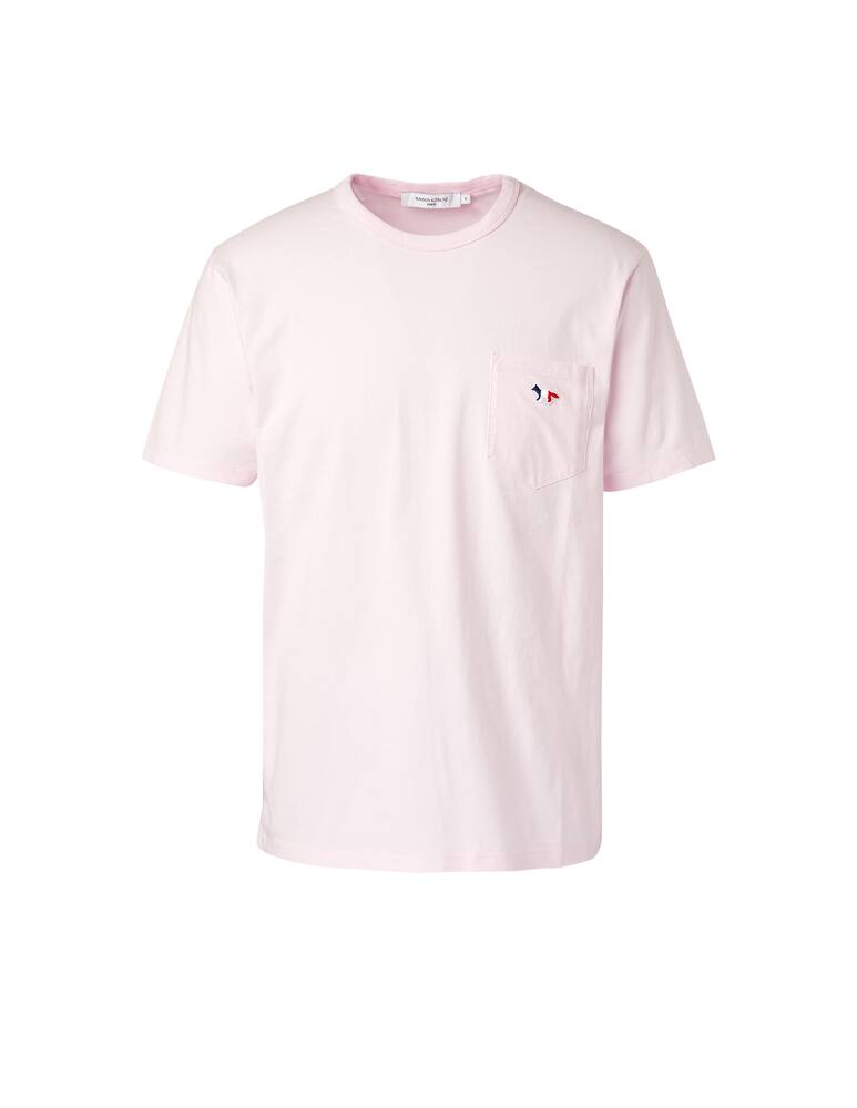 rinascente Maison Kitsune Tricolor fox pckt t-shirt - pink