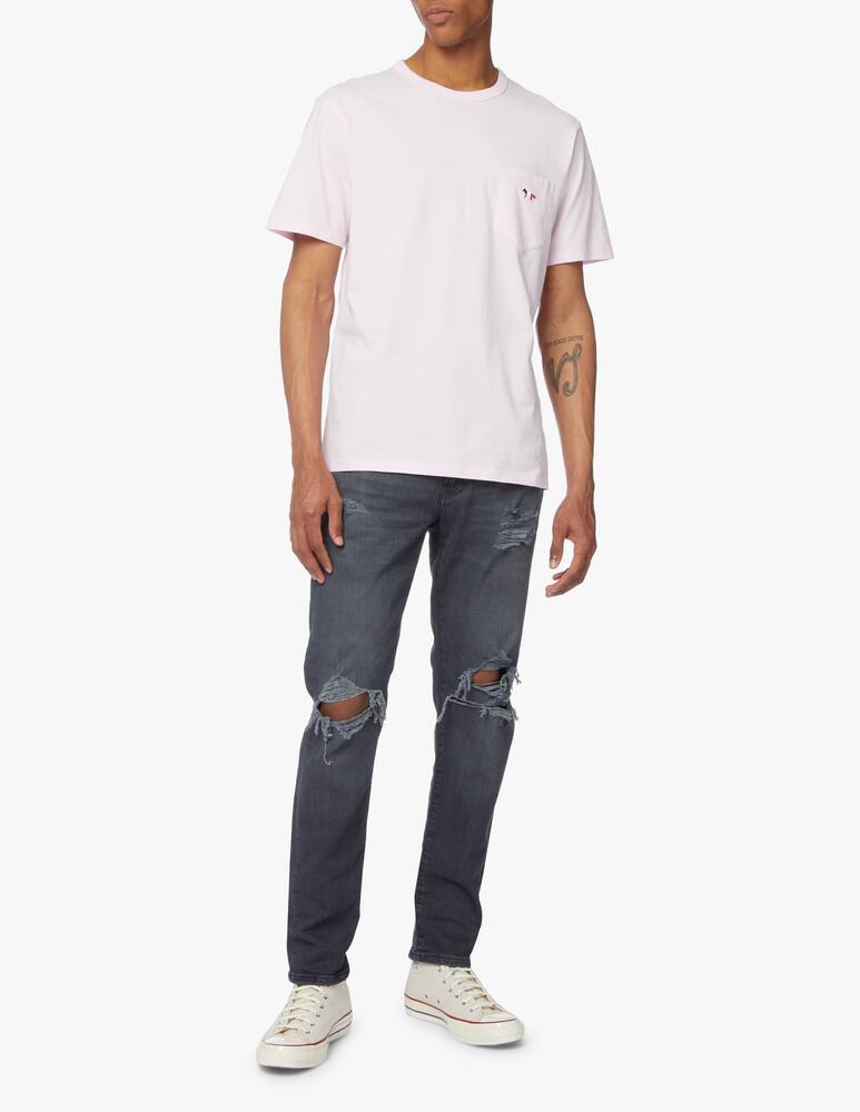 rinascente Maison Kitsune Tricolor fox pckt t-shirt - pink