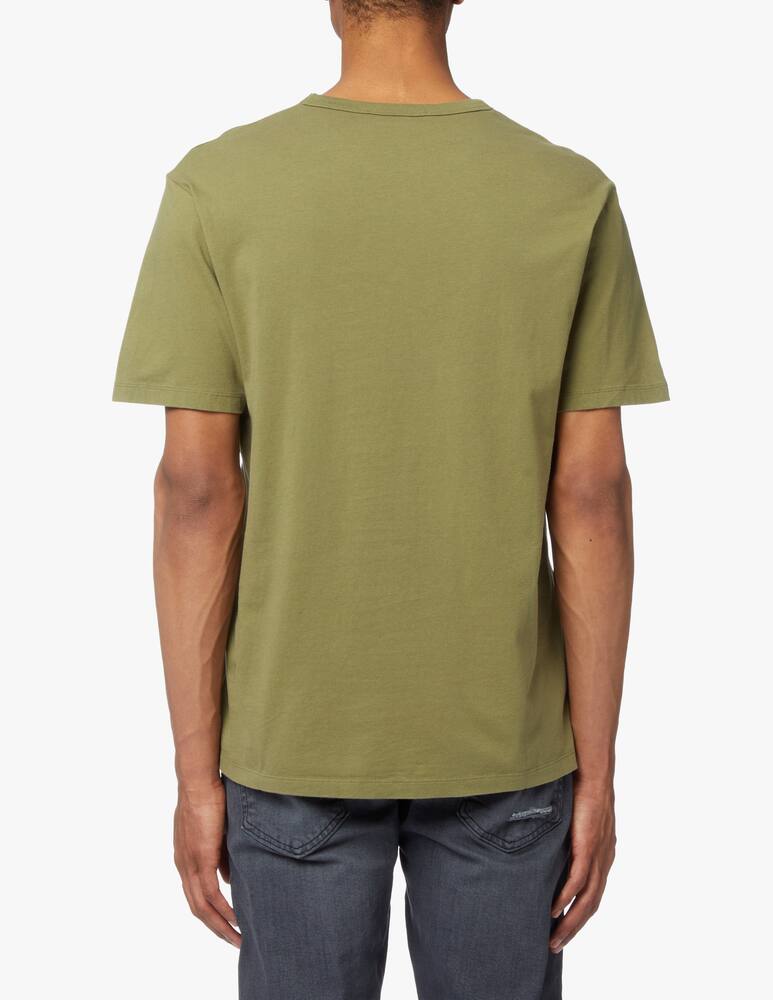 rinascente Maison Kitsune Tricolor fox pckt t-shirt - green