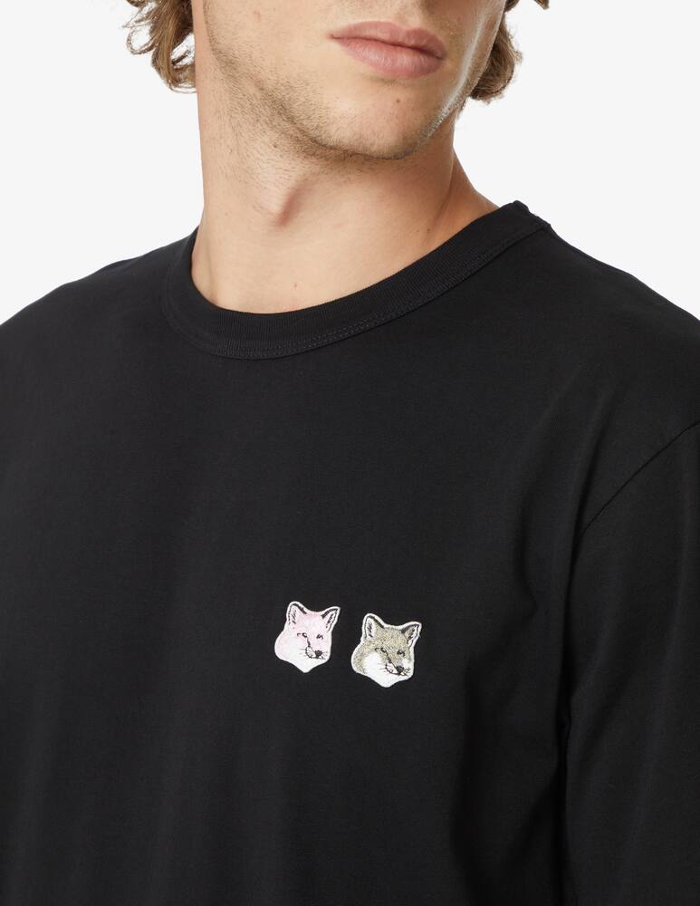 rinascente Maison Kitsune Double fox t-shirt - Black