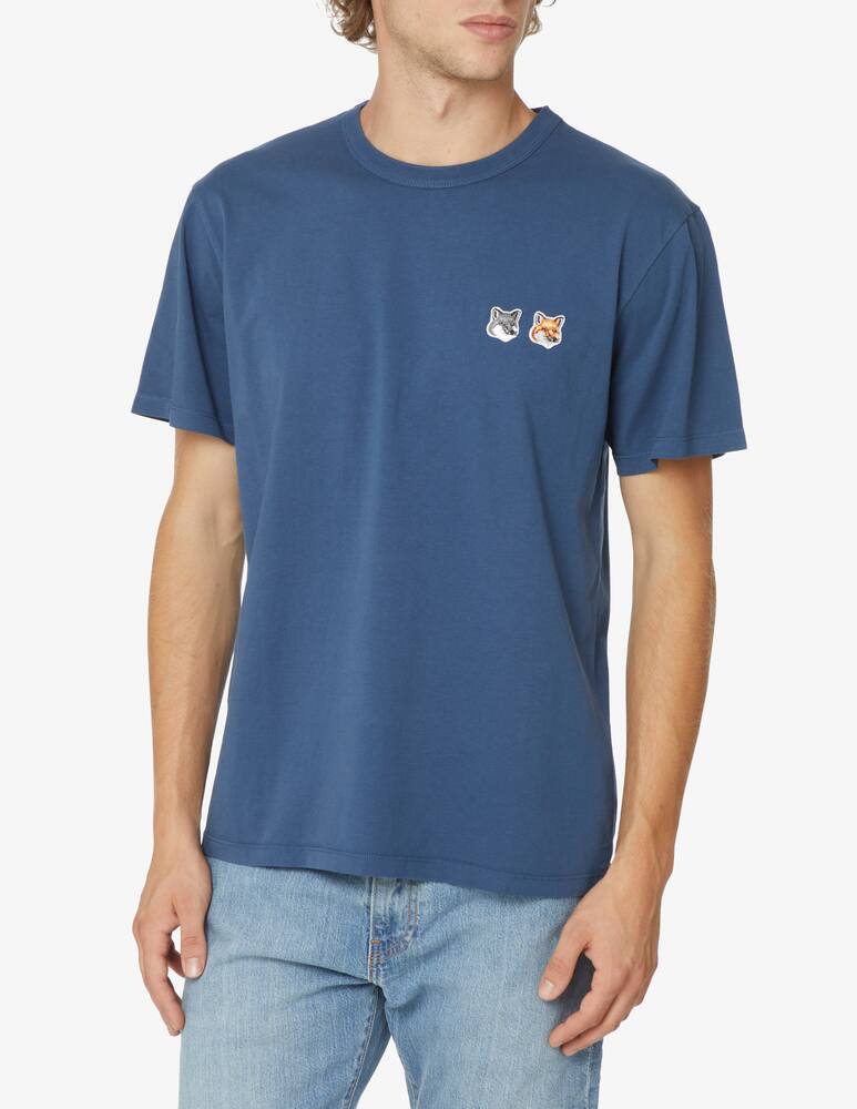 rinascente Maison Kitsune Double fox t-shirt - Blue