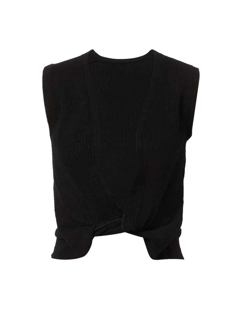 rinascente Jacquemus Haut Noue sleeveless top - black