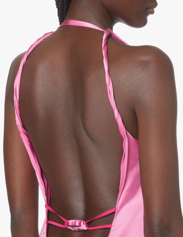 rinascente Jacquemus Vestito lungo con spalline - rosa