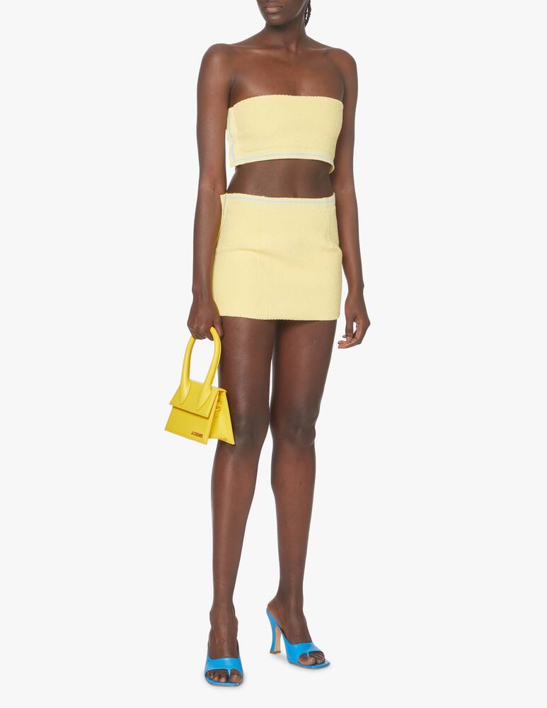 rinascente Jacquemus Minigonna spugna Sorbetto - giallo