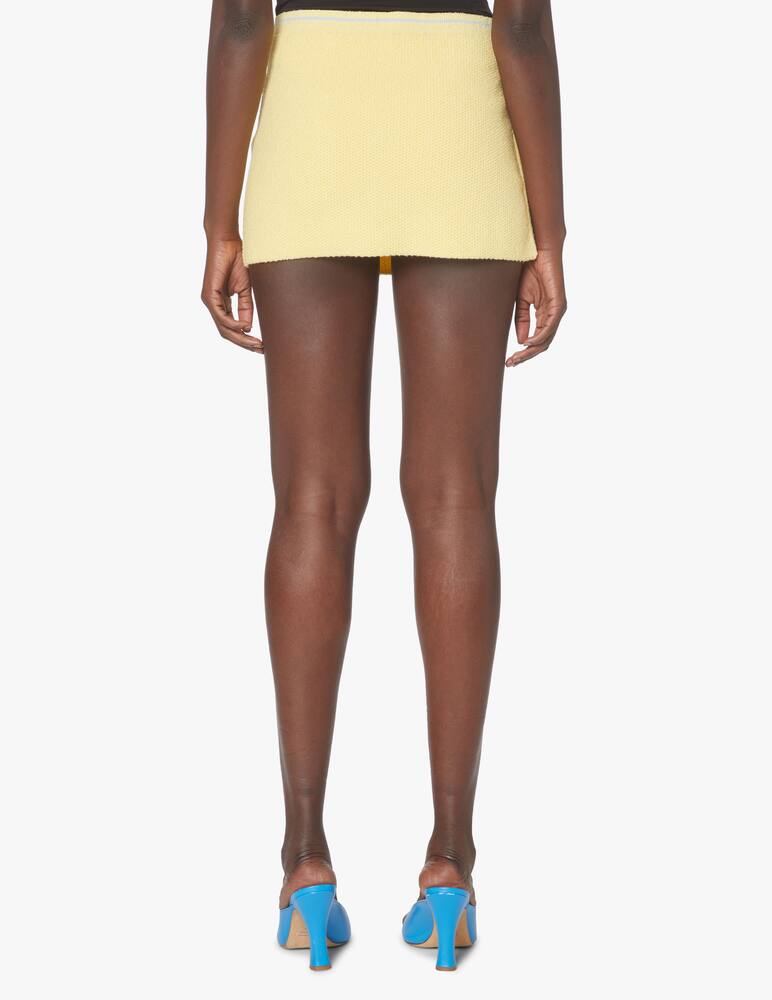 rinascente Jacquemus Minigonna spugna Sorbetto - giallo