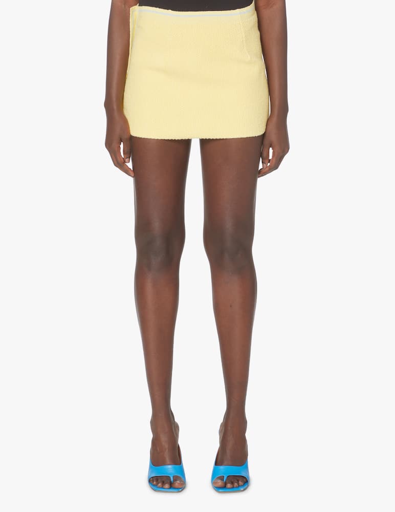 rinascente Jacquemus Minigonna spugna Sorbetto - giallo