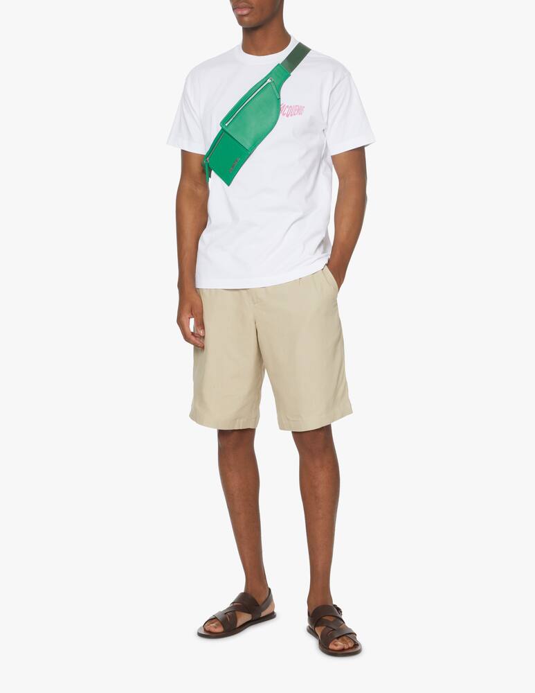 rinascente Jacquemus Le banane carre belt bag - green