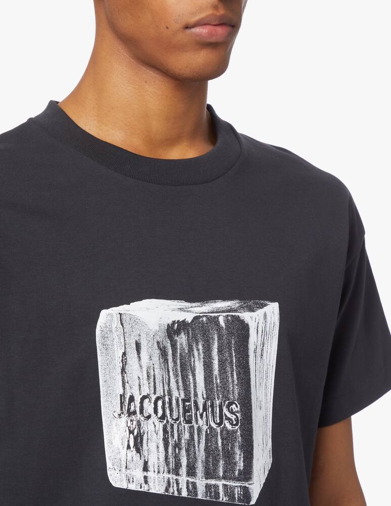 rinascente Jacquemus Maglietta girocollo glacon - nero