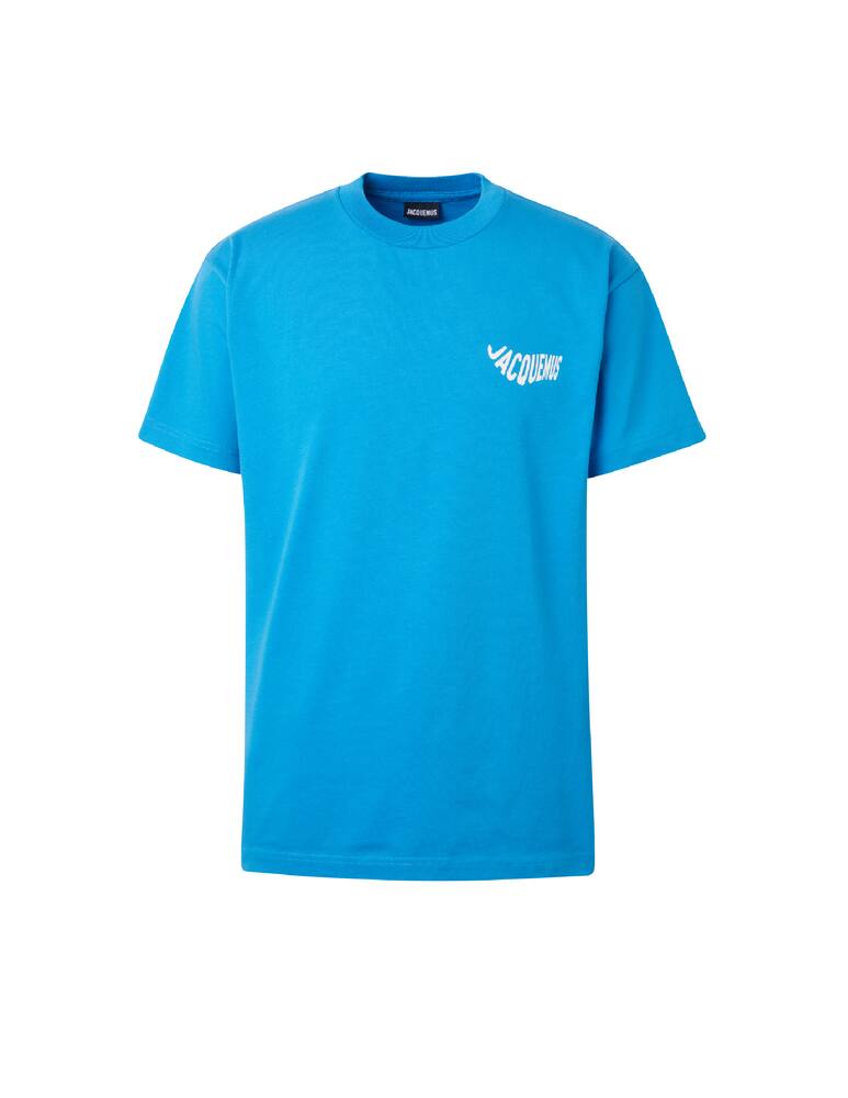 rinascente Jacquemus Maglietta girocollo vague logo ao - blu