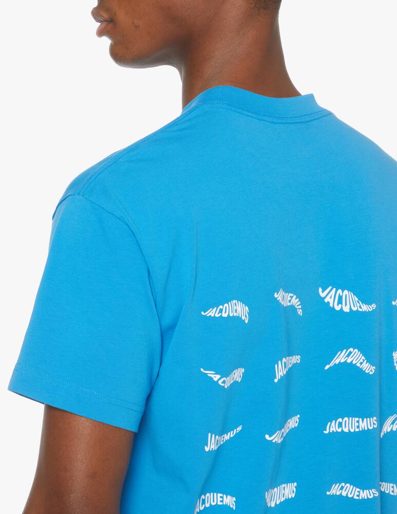 Jacquemus Maglietta girocollo vague logo ao - blu - immagine 4 Jacquemus Maglietta girocollo vague logo ao - blu - immagine 4