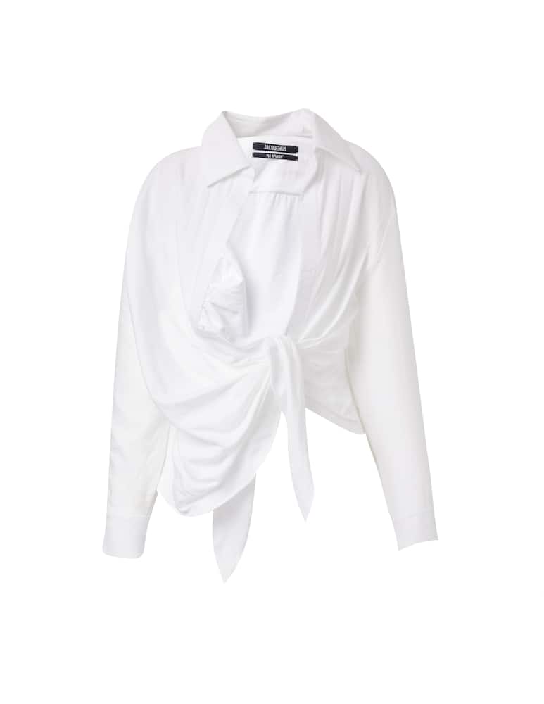 Jacquemus Camicia con nodo davanti Bahia - immagine 5 Jacquemus Camicia con nodo davanti Bahia - immagine 5