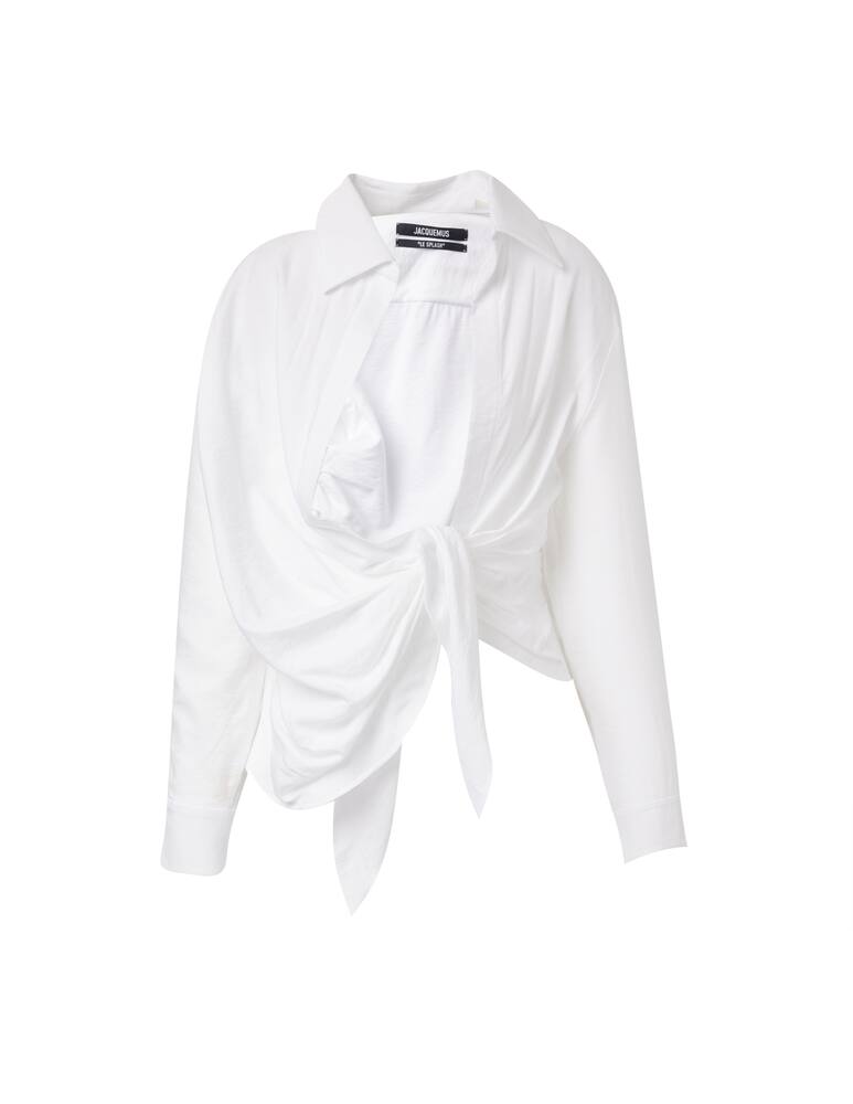 rinascente Jacquemus Camicia con nodo davanti Bahia