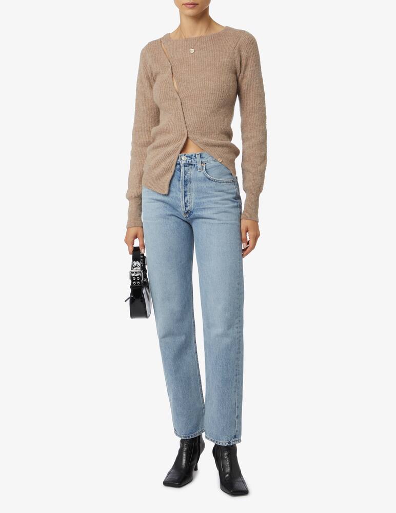 rinascente Jacquemus Maille Pau crewneck jumper - Beige