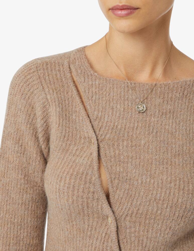 rinascente Jacquemus Maille Pau crewneck jumper - Beige