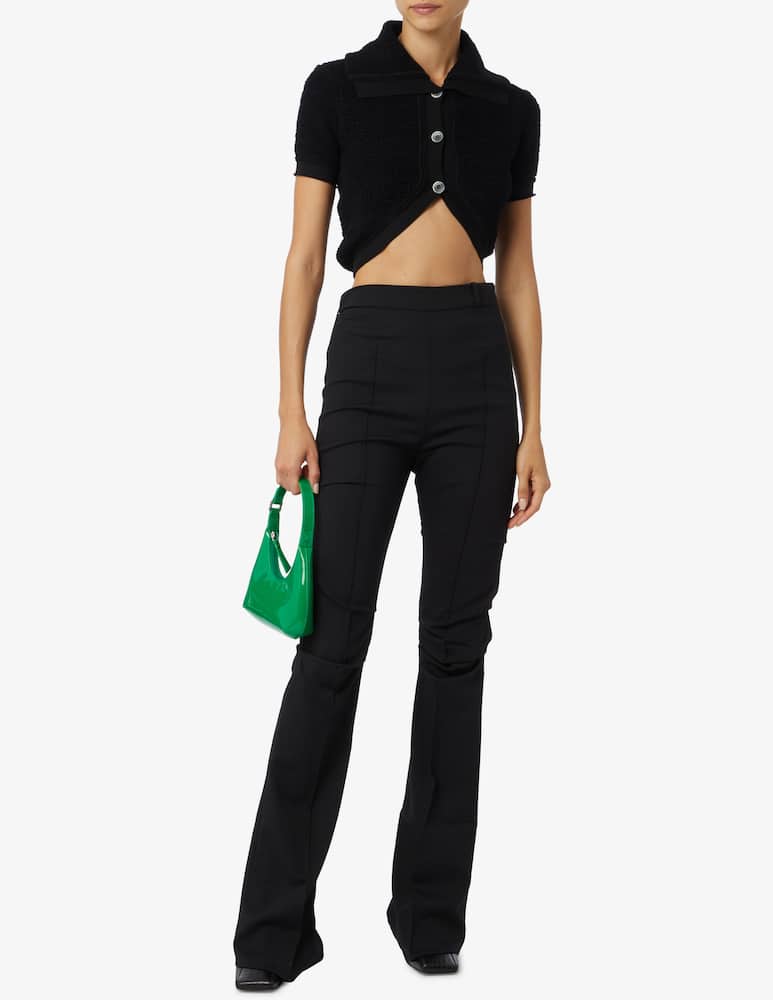 rinascente Jacquemus Pantalon Merria flare trousers - Black