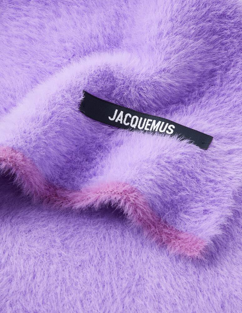 rinascente Jacquemus L Echarpe Neve scarf - Lilac