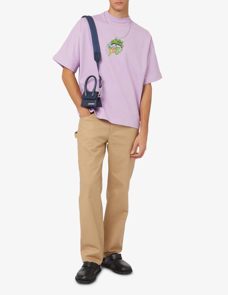 rinascente Jacquemus Maglietta rana rosa stampata - Viola