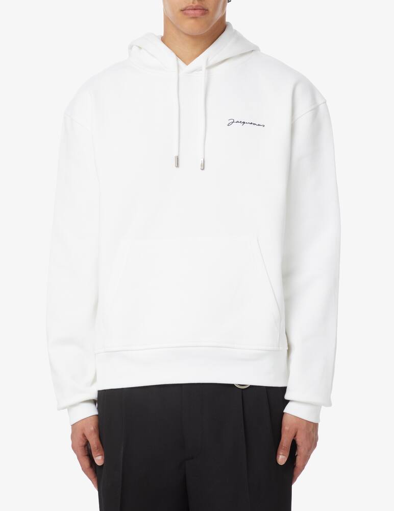 Jacquemus Felpa con cappuccio in cotone organico - immagine 1 Jacquemus Felpa con cappuccio in cotone organico - immagine 1