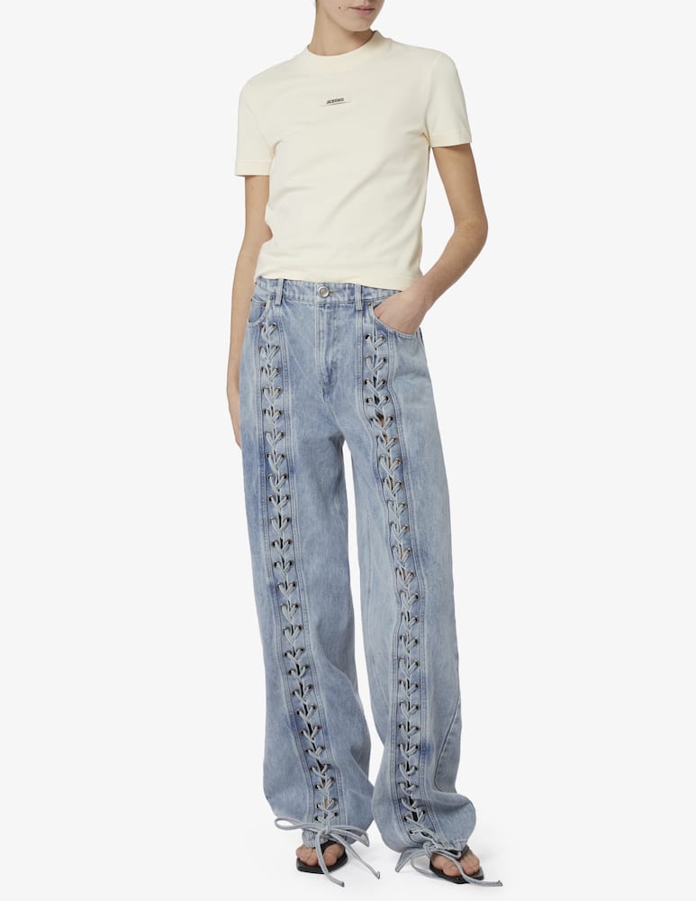 rinascente Jacquemus T-shirt gros grain logo