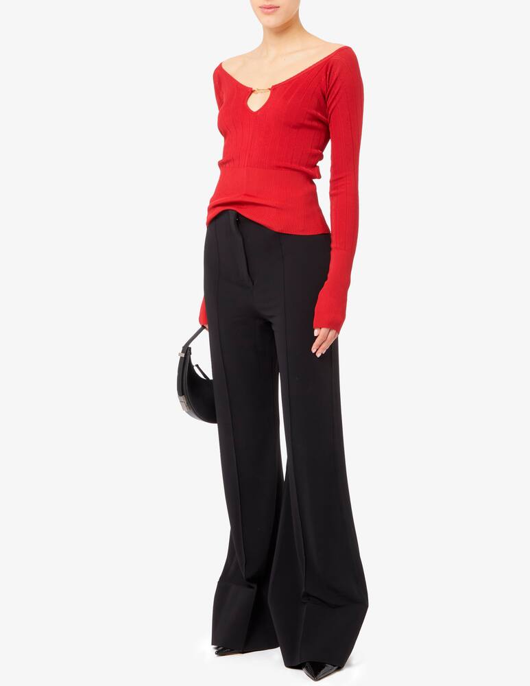 rinascente Jacquemus Apollo maxi flaire trousers