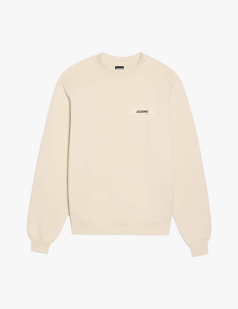 Jacquemus Felpa girocollo piccolo logo patch - immagine 1 Jacquemus Felpa girocollo piccolo logo patch - immagine 1