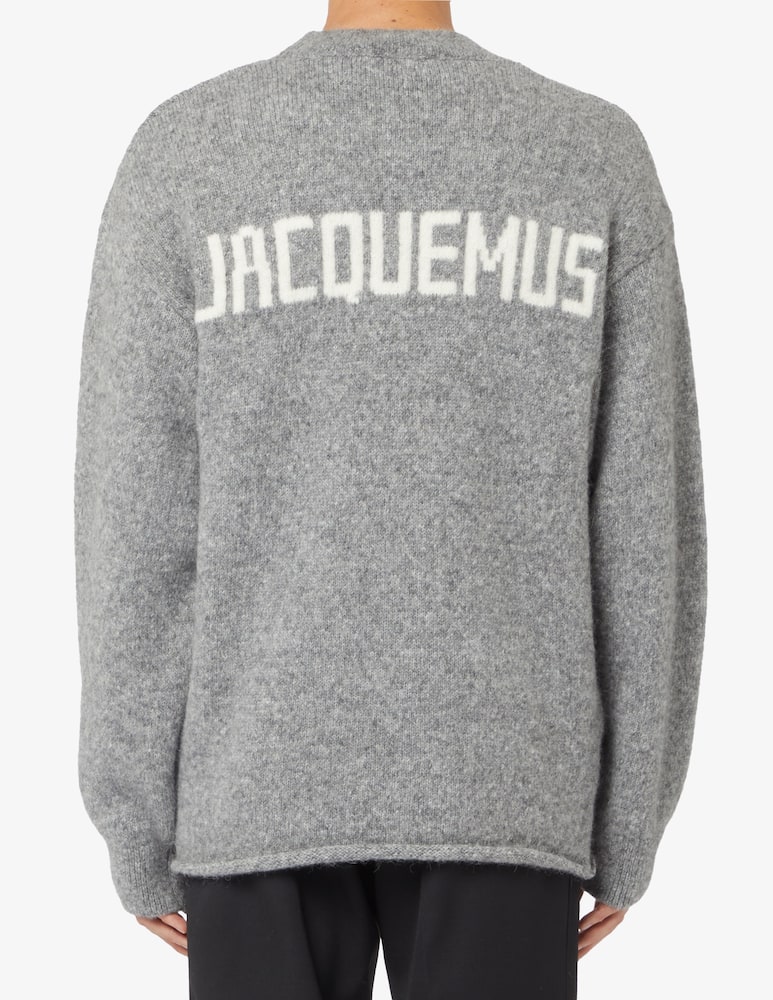 Jacquemus Retro logo knitted crewneck jumper - picture 3 Jacquemus Retro logo knitted crewneck jumper - picture 3