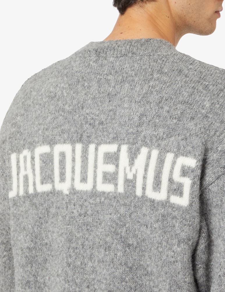 Jacquemus Retro logo knitted crewneck jumper - picture 4 Jacquemus Retro logo knitted crewneck jumper - picture 4