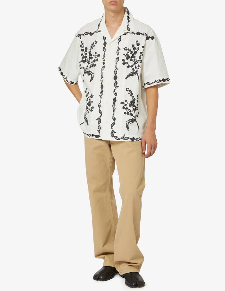 Jacquemus Camicia maniche corte jean mimosa stampe - immagine 2 Jacquemus Camicia maniche corte jean mimosa stampe - immagine 2