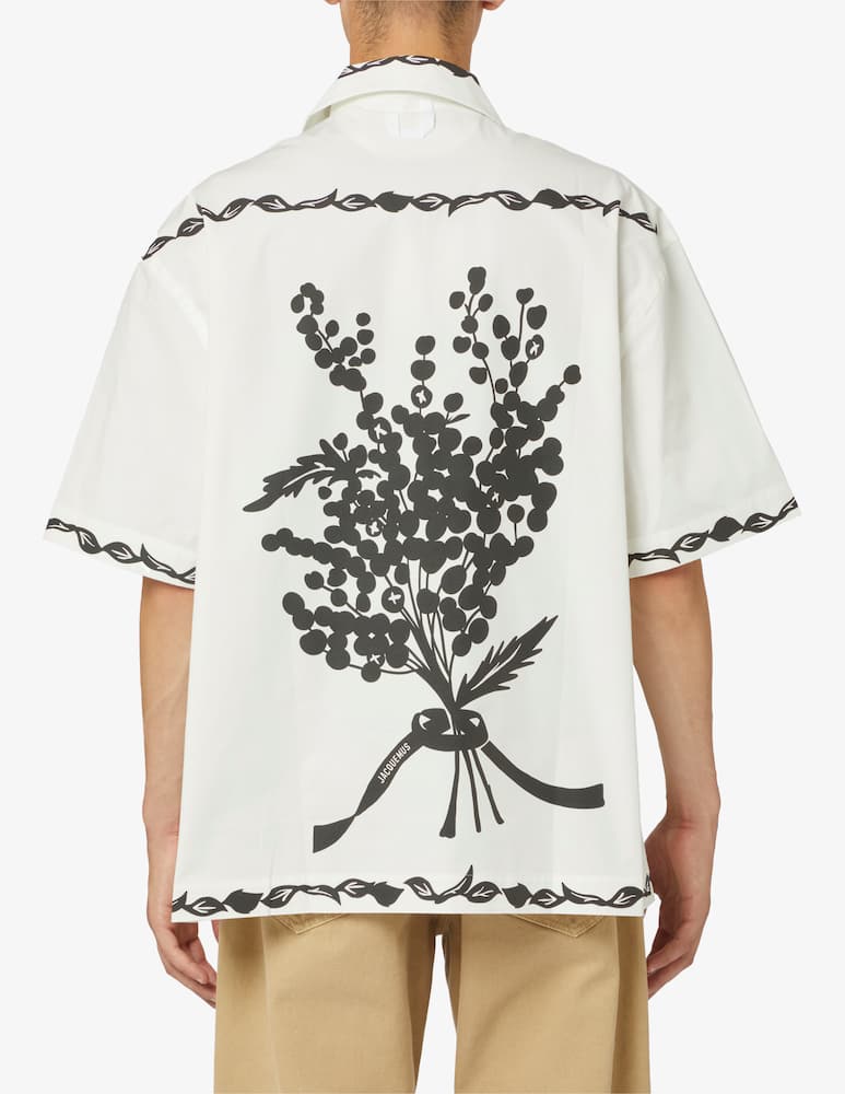 Jacquemus Camicia maniche corte jean mimosa stampe - immagine 3 Jacquemus Camicia maniche corte jean mimosa stampe - immagine 3