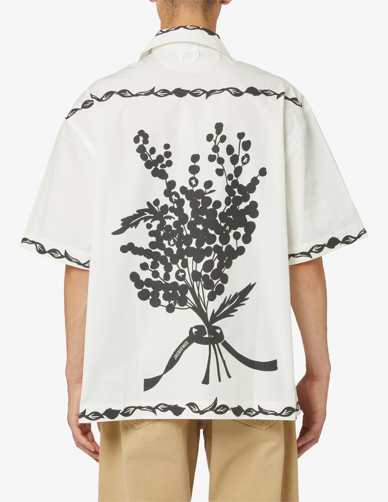 rinascente Jacquemus Camicia maniche corte jean mimosa stampe