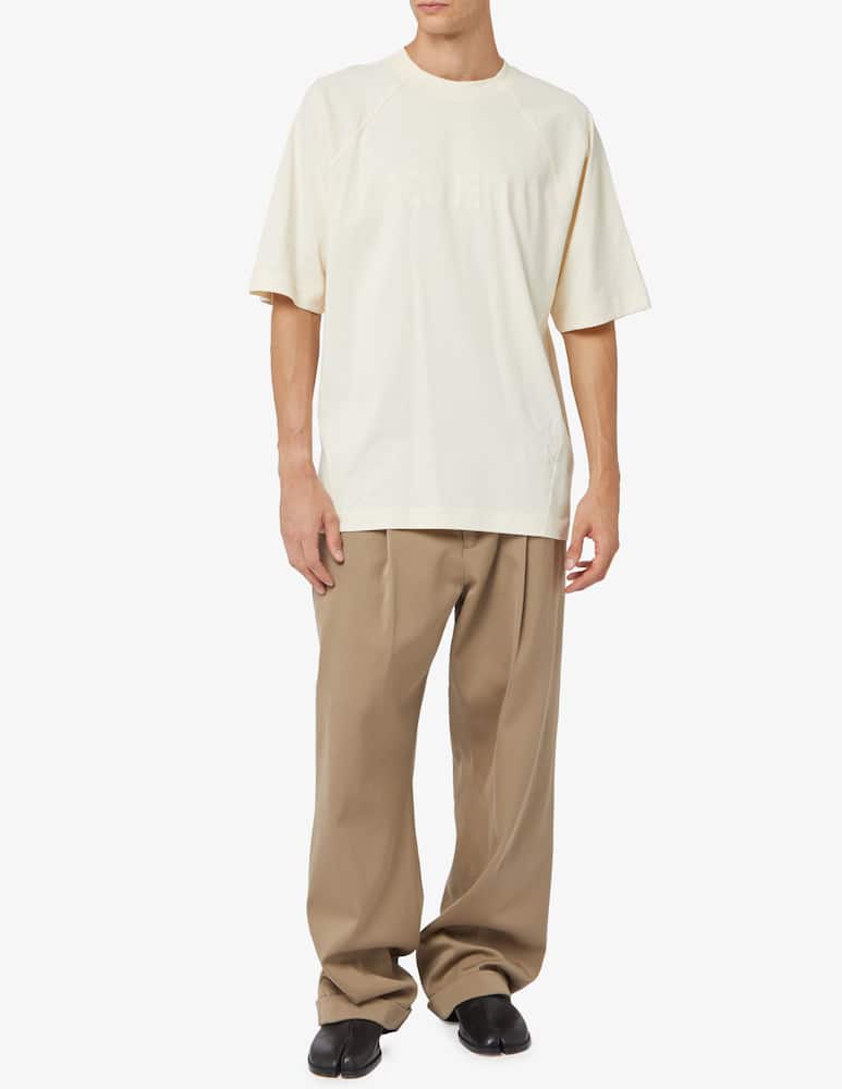 rinascente Jacquemus Maglietta typo logo ton sur tone