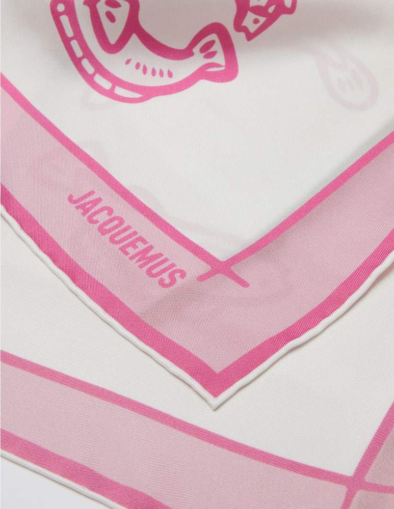 Jacquemus Bandana Le bandana pesco - immagine 2 Jacquemus Bandana Le bandana pesco - immagine 2