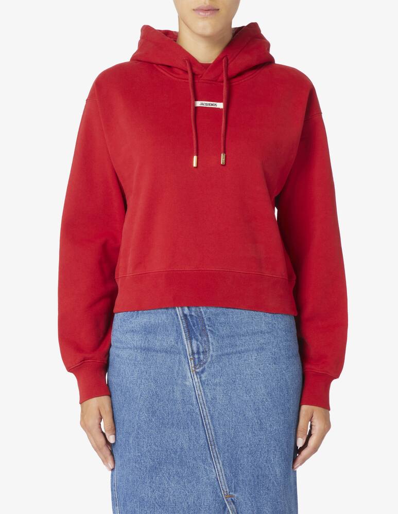 Jacquemus Felpa con cappuccio in cotone - immagine 1 Jacquemus Felpa con cappuccio in cotone - immagine 1